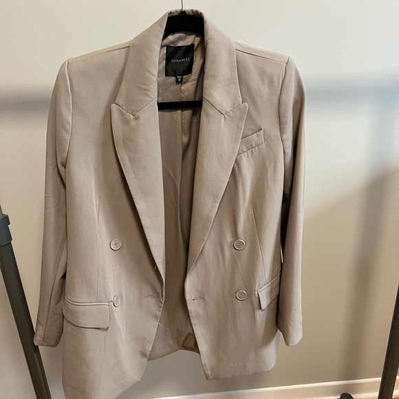 Dynamite Jackets & Coats Grey Dynamite Blazer Poshmark